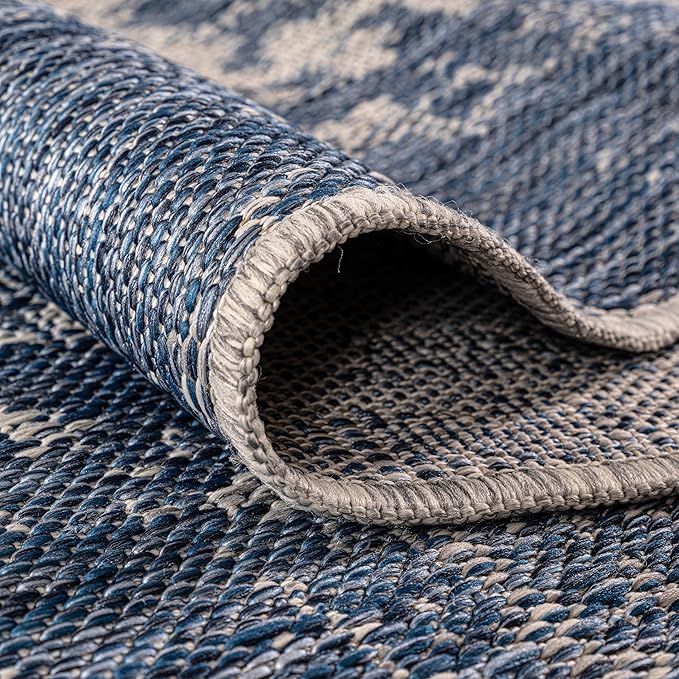 Keen Home Design Terrace Outdoor Throw Rug - 3x5 Washable Indoor/Outdoor Rug for Patio, Kitchen, Balcony, Beach, Garden, Deck and Porch, Size: 3'x5'