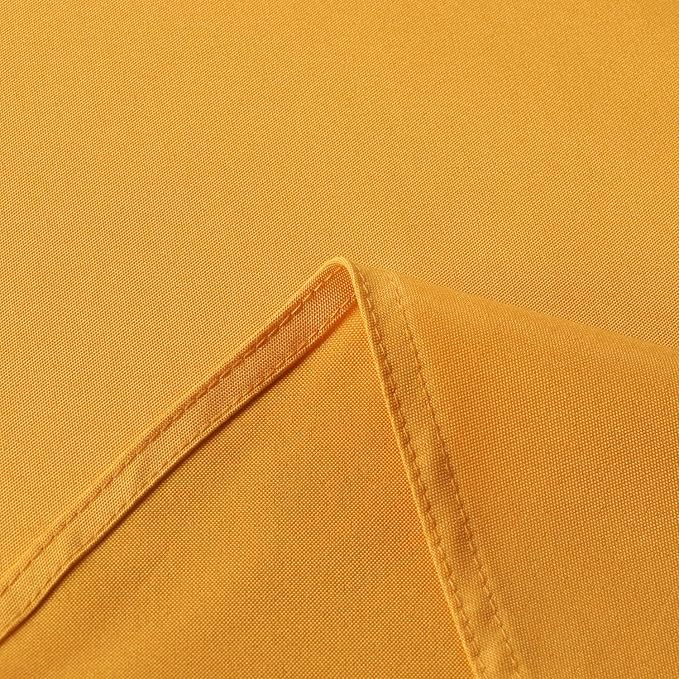 sancua Rectangle Tablecloth - 54 x 78 Inch - Stain and Wrinkle Resistant Washable Polyester Table Cloth, Decorative Fabric Table Cover for Dining Tables, Buffet Parties and Camping, Gold