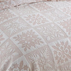 MarCielo 3-Piece 100% Cotton Oversized Bedspread Lightweight Quilt Coverlet Embroidery Farmhouse Bedding Set (TJ Colorful,King (112"x102"))