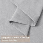 150 Inches Extra Wide Room Divider Draperies, Pinch Pleat Drapes, Absolutely Blackout Sliding Door Drapery, Total Privacy Ceiling Track Curtains, 150" W by 102" L, Silver Grey (1 Panel)