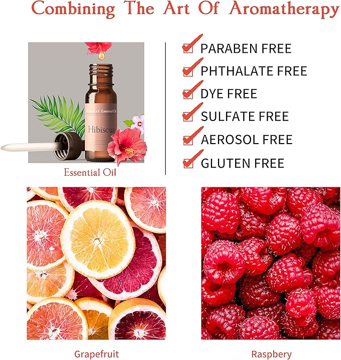 Clean-n-Fresh Toilet Spray 6.8 Oz, Hibiscus Scent, Bathroom Odor Deodorizer, A Great Air Freshener for Room, Home, Travel Size, Up to 400+ Uses, 2 Pack