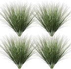 48PCS Fake Plants Artificial Wheat Grass Greenery Plastic Plants Fake Grass Artificial Plants for Outdoor Decor Artificial Grass Plant with Greenery Stems for Indoor Home Decoration 26.4"