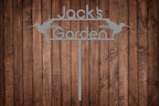 Personalized Metal Garden Sign with Stake, Custom Garden Decor for Outdoor, Custom Family Name Sign, Patio Decorations, Lawn Art, Farmhouse Decorative, Housewarming Gift (CstmDesign9)