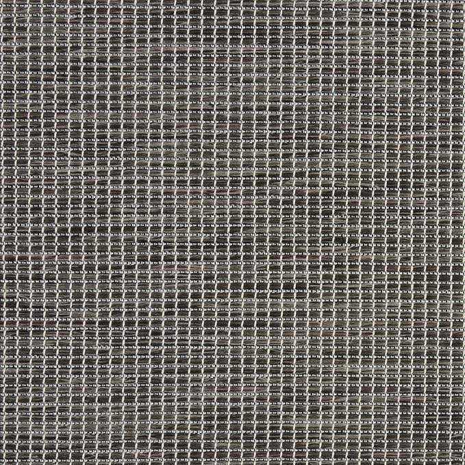 Nourison Positano Indoor-Outdoor Charcoal 6' x 9' Area Rug, Easy Cleaning, Non Shedding, Bed Room, Living Room, Dining Room, Backyard, Deck, Patio (6x9)