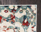 Unique Loom Rosso Collection Vintage, Geometric, Bohemian, Traditional, Distressed, Southwestern Area Rug, 8' 0" x 10' 0", Multi/Ivory