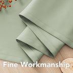 H.VERSAILTEX Blackout Room Darkening Thermal Insulated Grommet Window Curtain for Living Room, Light Sage,52x63-inch,Sold by 2 Panels
