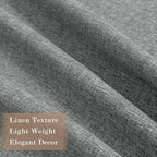 150 Inches Extra Wide Room Divider Draperies, Pinch Pleat Drapes, Absolutely Blackout Sliding Door Drapery, Total Privacy Ceiling Track Curtains, 150" W by 102" L, Mid Grey (1 Panel)