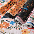 Door Mat Indoor Entrance 2x3 Rug Machine Washable Boho Floral Small Area Rug Non-Slip Low Pile Throw Rugs for Entryway, Kitchen, Front Door Indoor Entrance, Entry, Kids Room (Yellow)