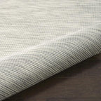 Nourison Positano Indoor/Outdoor Light Grey 10' x 14' Area Rug, Easy Cleaning, Non Shedding, Bed Room, Living Room, Dining Room, Backyard, Deck, Patio (10x14)