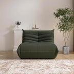 Bean Bag Chair, Fireside Chair Bean Bag Sofa Large Bean Bag Chair for Adults, Bean Bag Chairs for Teens with High Density Comfortable Foam, Memory Foam Bean Bag for Living Room, Bedroom (Green)