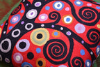 Klimt Tree of Life Pillow Cover | Red Floral Pillowcase | Flower Accent Pillows |Suzani Cushions | Flower Pillows | Modern Floral Cushion Cover | Hand Embroidered Wool Size - 18x18