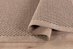 CAMILSON Easy Jute Rug 10x14, Indoor Outdoor Natural Color Fiber Area Rugs for Living Room Patio and Kitchen Rug, Sisal Boho Woven Design, Easy-Cleaning, Washable Outside Carpet Alfombras (10 x 14)