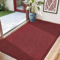 COSY HOMEER-Door-Mat 32"x48" Non Slip Absorbent Entryway Rugs Dirt Trapper Doormats Washable Entrance Mats Low Pile Welcome Floor Mat for Front Back Door and Entry Mats,Red