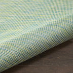 Nourison Home Positano 10' x 14' Blue/Green Fabric Modern Area Rug (10' x 14')