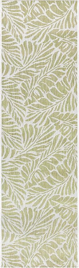 Keen Home Design Terrace Outdoor Runner Rug - 2x10 Washable Indoor/Outdoor Rug for Patio, Kitchen, Balcony, Beach, Garden, Deck and Porch, Size: 2'2"x9'11"