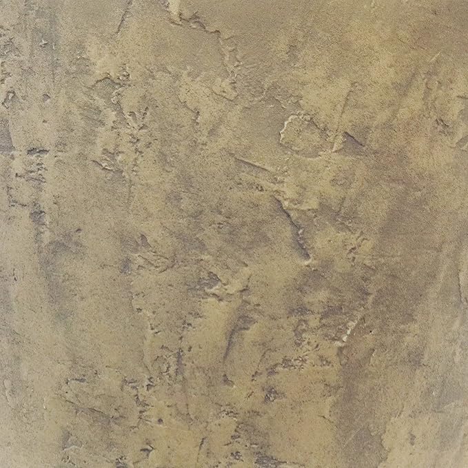 Sunnydaze 24-Inch Anjelica Large Plastic Pot for Plants - Outdoor Polyresin Round Planter with Drillable Drainage Holes - Beige - 4pk