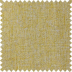 Macochico Extra Wide 100% Blackout Linen Curtains for Sliding Door Pleated Curtains with Hooks Insulated Soft Linen Drapes for Bedroom Living Room with Tieback Yellow 100”Wx84”L 1 Panel