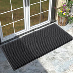 Yimobra Outdoor Door Mat - Waterproof Non Slip Entrance Mat 47x24 Grey