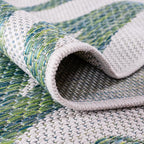 Keen Home Design Terrace Outdoor Area Rug - 9x12 Washable Indoor/Outdoor Rug for Patio, Kitchen, Balcony, Beach, Garden, Deck and Porch, Size: 8'10"x12'