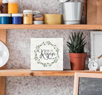 SRADMO He Is Resen Wood Box Sign Desk Decor, Christian Decor Wooden Sign Decoration For Home Office, Wooden Sign Decorations Indoor, Christian Signs For Home Decor Shelf Table Decor