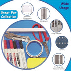 Magnetic Pocket 4 Pack – Self-Adhesive Magnetic Storage Pouch for Documents, Notes & Tools, Strong Magnet Backing for Fridge, Whiteboards, and Metal Surfaces (Assorted Colors 4Pcs)