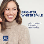 Kiss My Face Super White Toothpaste Gel, Cool Mint Flavor, Removes Plaque and Stains, Teeth Whitening Toothpaste, Fluoride Free, Vegan, 4.5 oz, 6 Pack