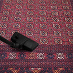 Keen Home Design 9x12 Rug - Machine Washable Area Rug with Non-Slip Backing, Ideal for Living Room, Dining Room, Bedroom - Vintage, Easy Clean, Durable, Low Pile Rug - (9' x 12')