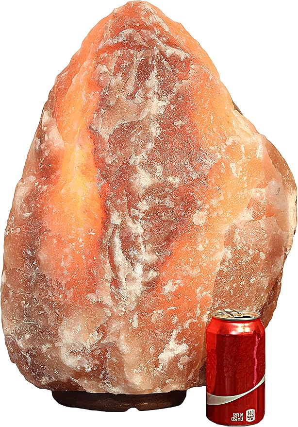 Giant Natural Himalayan Crystal Rock Salt Lamp 105~115 lbs