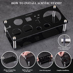 Cocktail Shaker Set Bartender Kit : 15-Piece Stainless Steel Bartender Kit with Acrylic Stand Bars Set with All Practical Bars Accessories, Bar Tools for Drink Mixing, Bar, Home, Lounge & Party