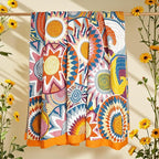 Boho Throw Blanket, 100% Organic Muslin Cotton Breathable Ultra Soft Bed Quilt Throw - All Season Floral Bird Butterfly Farmhouse Decor Blanket for Sofa Couch Chair and Gift. 80" x 90"