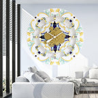 The Gears Clock Wall Clock Italy Collection with Moving Gears (Praiano, 36 inch Round)