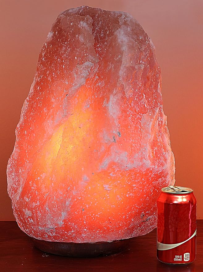 Giant Natural Himalayan Crystal Rock Salt Lamp 60~70 lbs