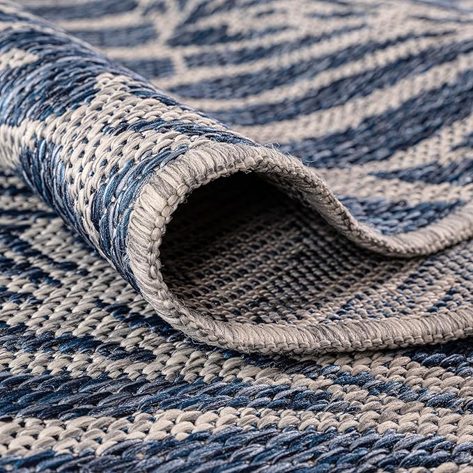 Keen Home Design Terrace Outdoor Area Rug - 6x9 Washable Indoor/Outdoor Rug for Patio, Kitchen, Balcony, Beach, Garden, Deck and Porch, Size: 6'x8'10"