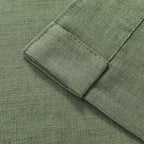 Joydeco Linen Curtains 84 Inch Length 2 Panel Sets,Light Filtering Curtains for Bedroom 52 Inch Wide Living Room Drapes with Back Tabs & Rod Pockets (W52 x L84 Inch, Loden)