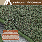 COSY HOMEER-Door-Mat 36"x60" Non Slip Absorbent Entryway Rugs Dirt Trapper Doormats Washable Entrance Mats Low Pile Welcome Floor Mat for Front Back Door and Entry Mats,Green