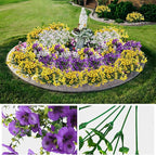 Artificial Fake Pansy Flowers for Outdoor, 36 Bundles Faux Silk Pansies Spring Flowers for Outside for Planter Front Door Porch Yard Patio Window Box Home Decor (36, Purple, Yellow, White)