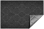 Door Mat Outdoor, 24x36, Welcome Mats for Entryway, Front Doormat for Home Entrance, Indoor Floor Mat, Durable, Non-Slip, Boot Scraper, Catches Muddy and Dirt (Black)