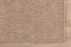CAMILSON Easy Jute Rug 5x7, Indoor Outdoor Natural Color Fiber Area Rugs for Living Room Patio and Kitchen Rug, Solid Boho Woven Design, Easy-Cleaning, Washable Outside Carpet Alfombras (5 x 7)