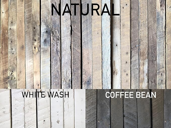 Urban Legacy Reclaimed Barnwood Planks | Floating Shelves for Wall w/Flush Mount Shelf Bracket Set Included | Set of 2 (Coffee Bean, 36"x 4.5"x 2")