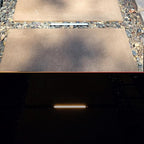 LUMENGY Paver Light Slim 0.5x9 Inch (0.55X8.85X2.2) Glare-Free Steel Brick Lighting for Pavers, Walls, Driveway & Pathway Borders 2700K Warm White, Waterproof IP67, Drive-Over Rated - 12V AC/DC