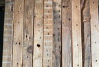 Urban Legacy Reclaimed Barn Beam Deep Shelves | Deep Shelves with Brackets Included, Set of 2 | (Natural Full Profile Bracket, 24" x 11" x 3")