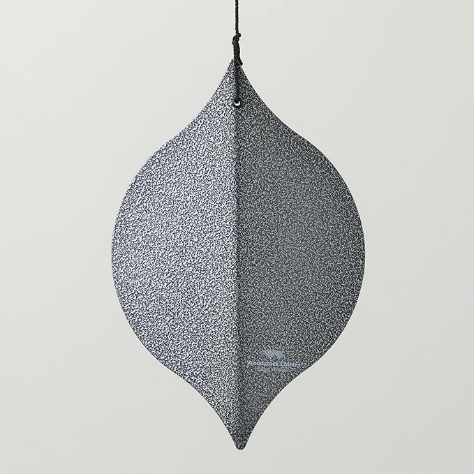 Woodstock Chimes Heroic Windbell Wind Chime for Outside 40" Large Silver,Deep Tone Sound, Outdoor Decor for Patio, Porch, Garden HWLAS