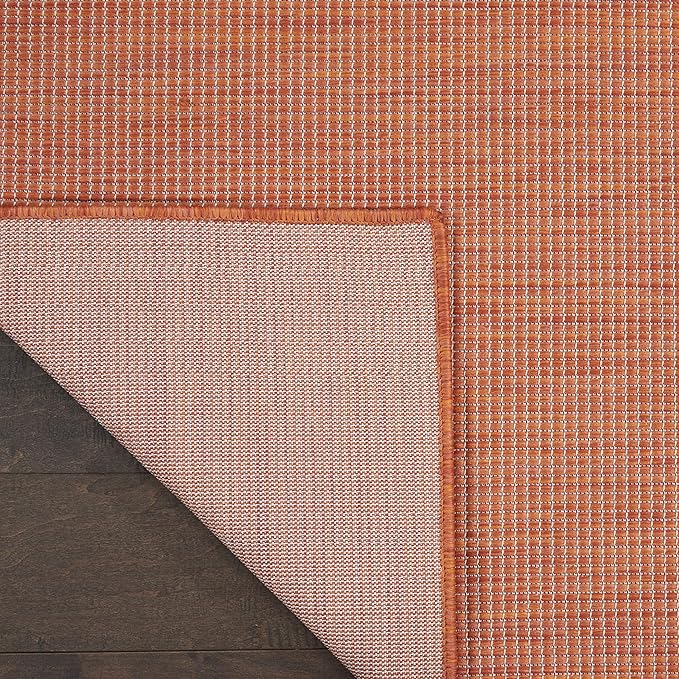 Nourison Home Positano 5' x 7' Terracotta Fabric Modern Area Rug (5' x 7')