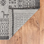 Keen Home Design Terrace Outdoor Area Rug - 6x9 Washable Indoor/Outdoor Rug for Patio, Kitchen, Balcony, Beach, Garden, Deck and Porch, Size: 6'x8'10"