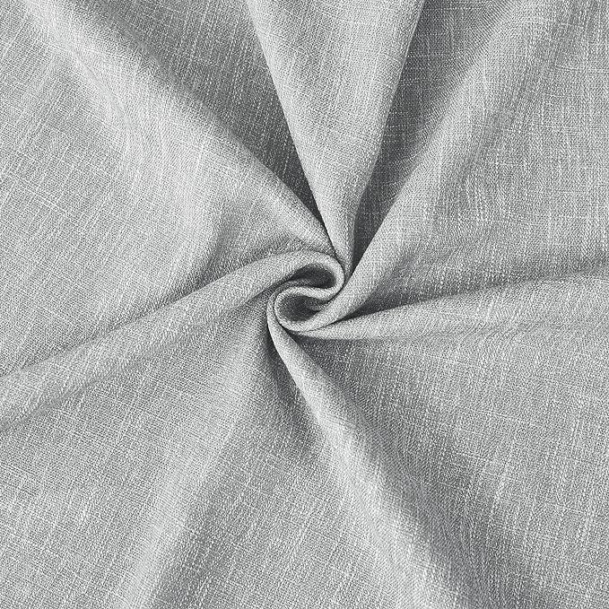 Vision Home Silver Grey Pinch Pleated Full Blackout Curtains Room Darkening Window Curtains 120 inch for Living Room Bedroom Thermal Insulated Pinch Pleat Drapes with Hooks Back Tab 2 Panel 40"Wx120"L