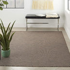 Nourison Positano Indoor/Outdoor Natural 3' x 5' Area Rug, Easy Cleaning, Non Shedding, Bed Room, Living Room, Dining Room, Backyard, Deck, Patio (3x5)