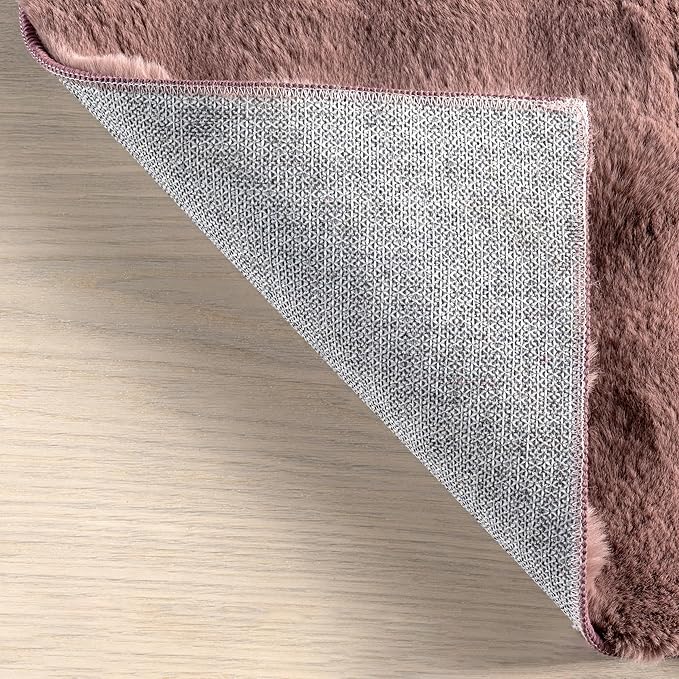 nuLOOM Jeni Checkered 5x8 Machine Washable Area Rug for Living Room Bedroom Dining Room Kitchen, Burgundy