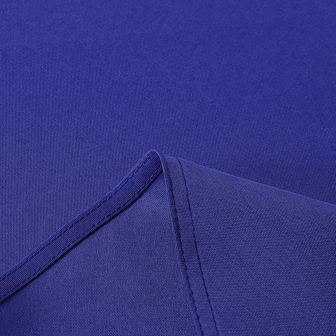 sancua Rectangle Tablecloth - 60 x 120 Inch - Stain and Wrinkle Resistant Washable Polyester Table Cloth, Decorative Fabric Table Cover for Dining Tables, Buffet Parties and Camping, Blue