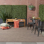 Nourison Home Positano 7' x 10' Natural Fabric Modern Area Rug (7' x 10')