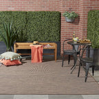 Nourison Positano Indoor/Outdoor Natural 2'2" x 12' Area Rug, Easy Cleaning, Non Shedding, Bed Room, Living Room, Dining Room, Backyard, Deck, Patio (2x12)